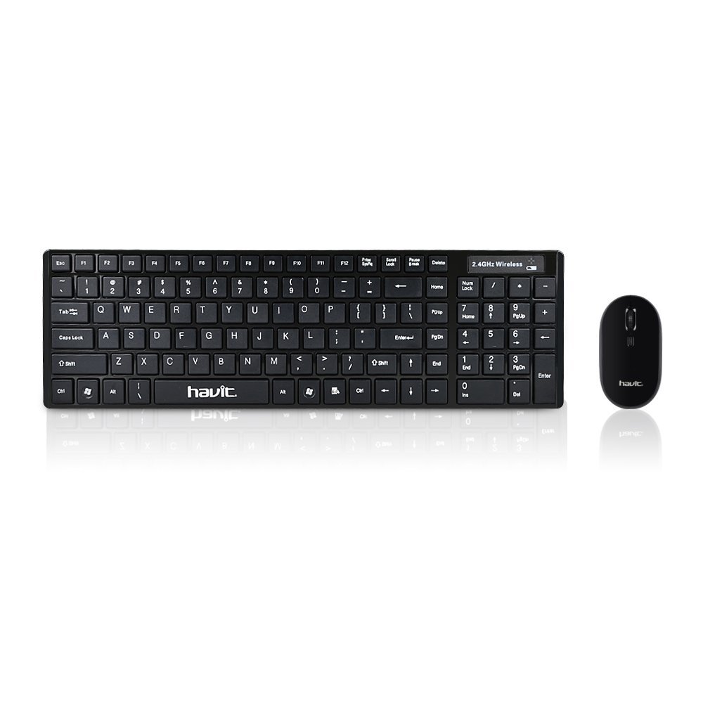 Ensemble combiné clavier et souris sans fil ultra-fin HAVIT HV-K51T
