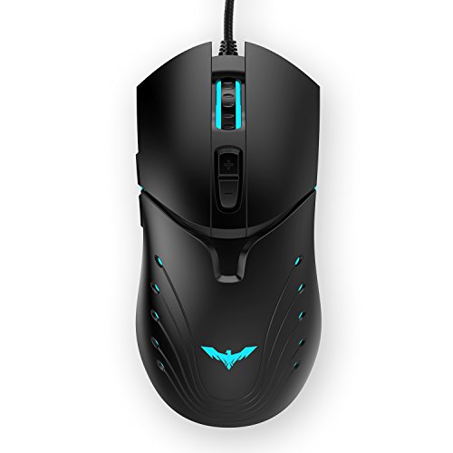 HAVIT HV-MS728 8200DPIプログラマブルレーザーワイヤードゲーミングマウス