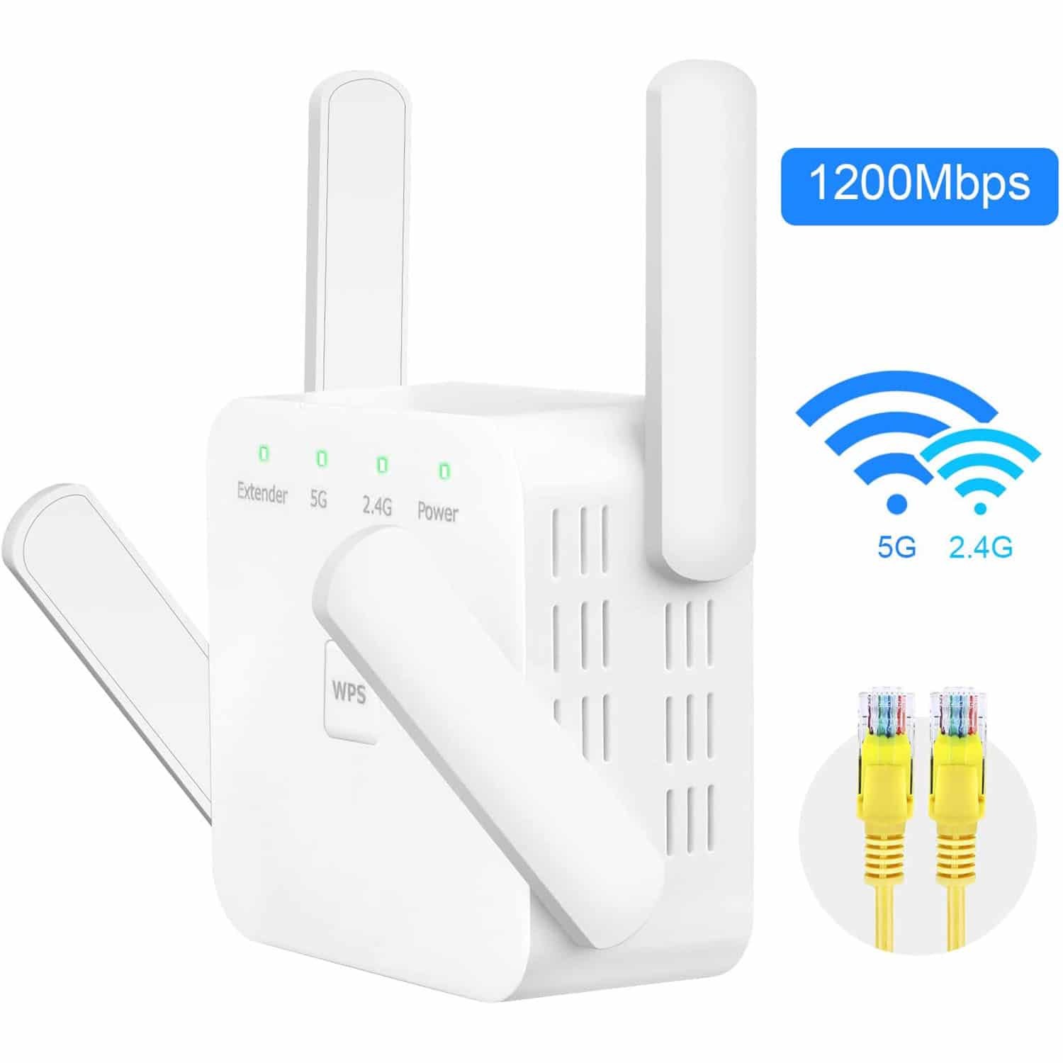 HAVIT HV-1200ZJ Extension de portée WiFi avec double bande 2,4/5 GHz
