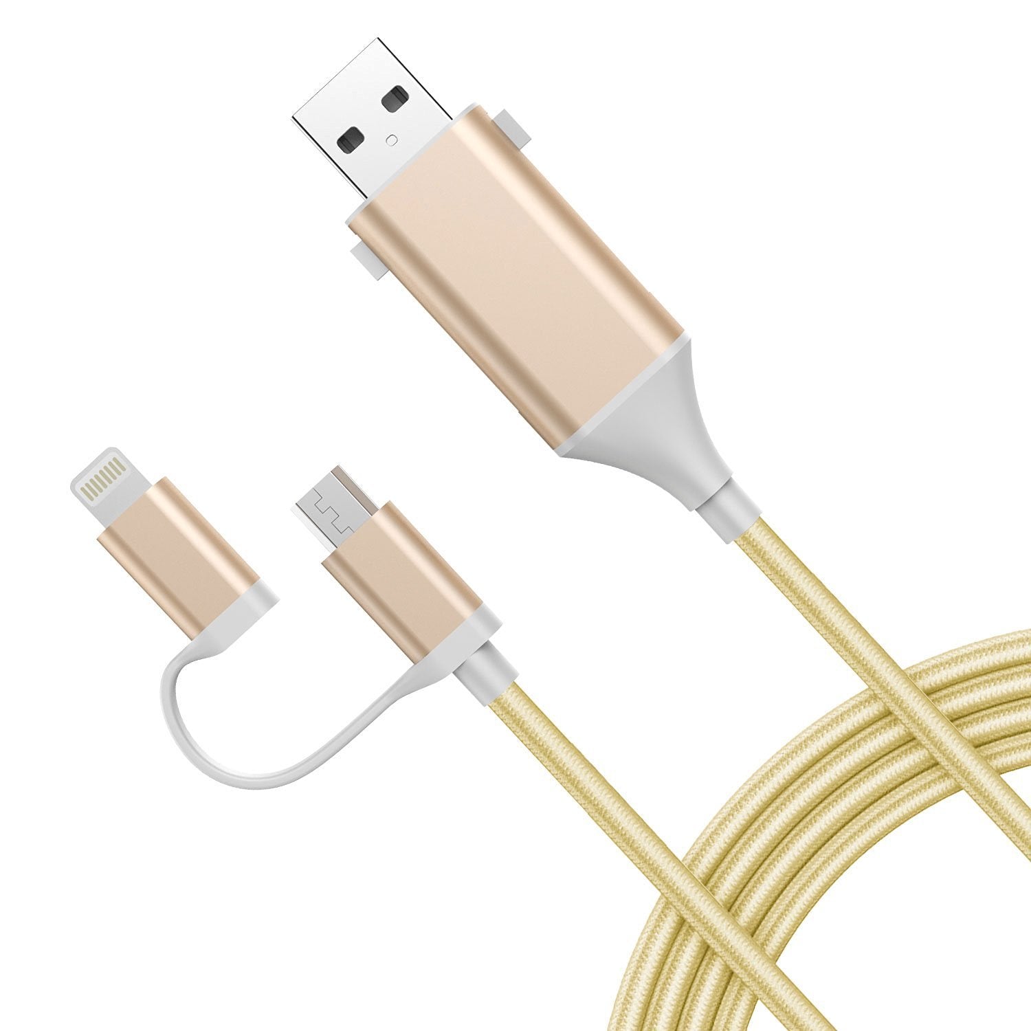 HAVIT HV-CB1011 Câble intelligent multifonctionnel avec ports USB OTG femelle/mâle