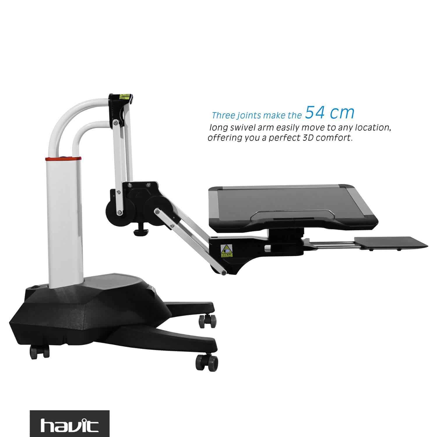 HAVIT KSR-01 Verstellbarer mobiler Laptop-Schreibtisch/Ständer
