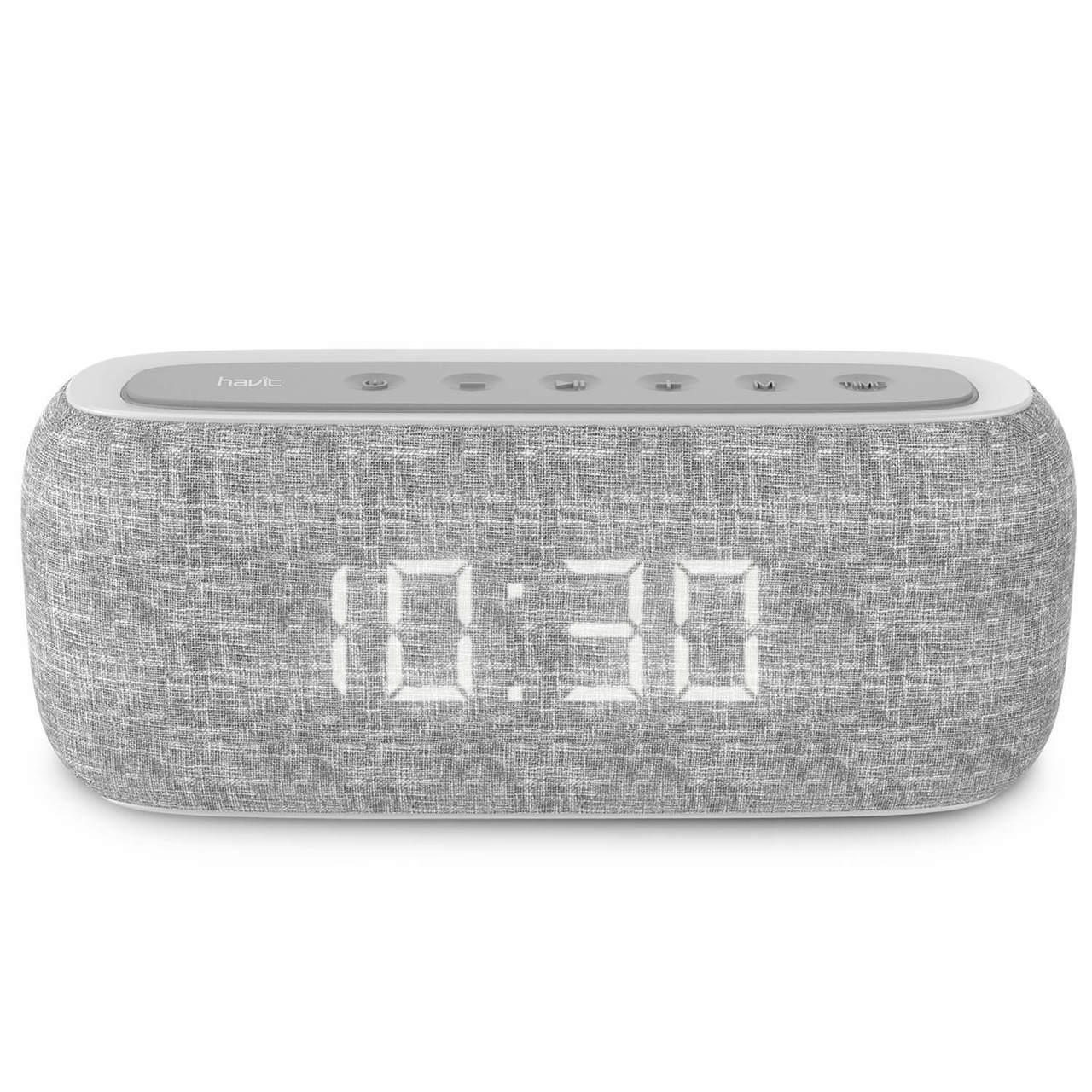 HAVIT M29 Bluetooth Speaker with Radio and Clock
