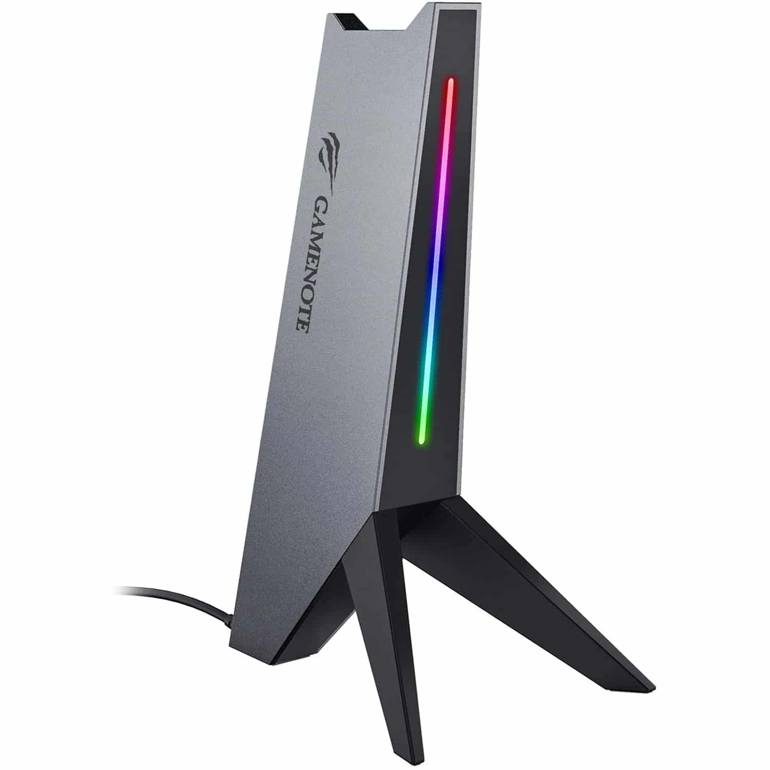 HAVIT TH644U RGB Gaming Headset Stand with 3.5mm AUX & Dual USB Ports