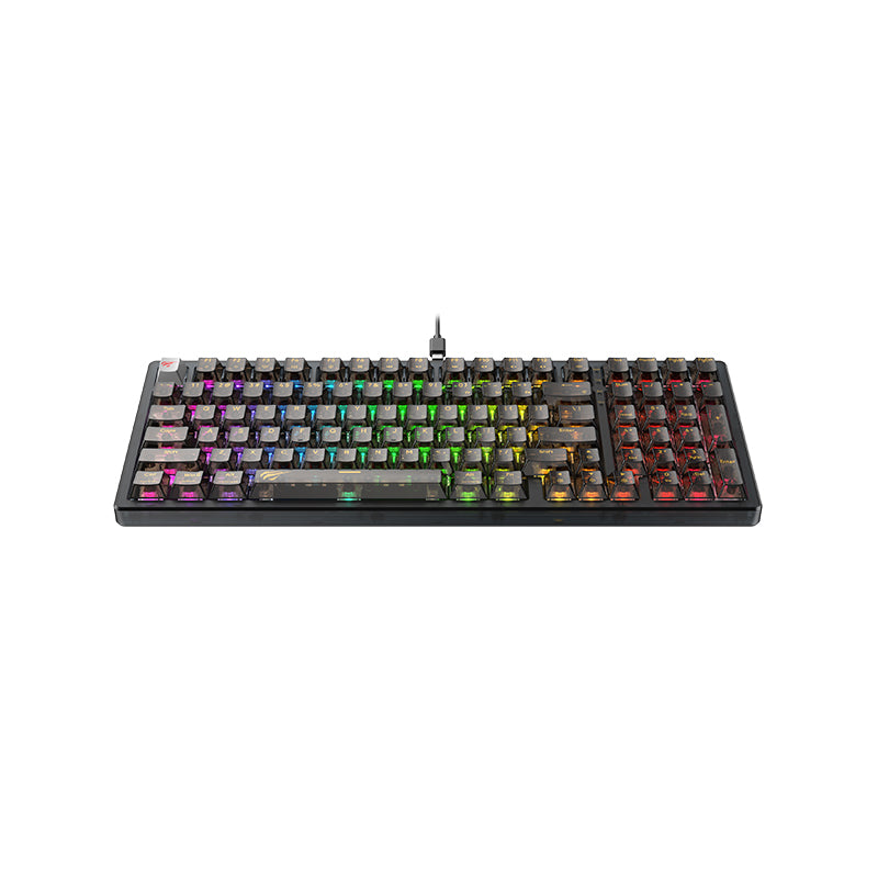 HAVIT KB875L RGB-hintergrundbeleuchtete mechanische Tastatur