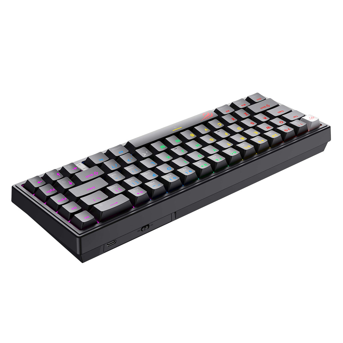 HAVIT KB874L 75% Compact Blended Light Mechanical Keyboard, 67Keys