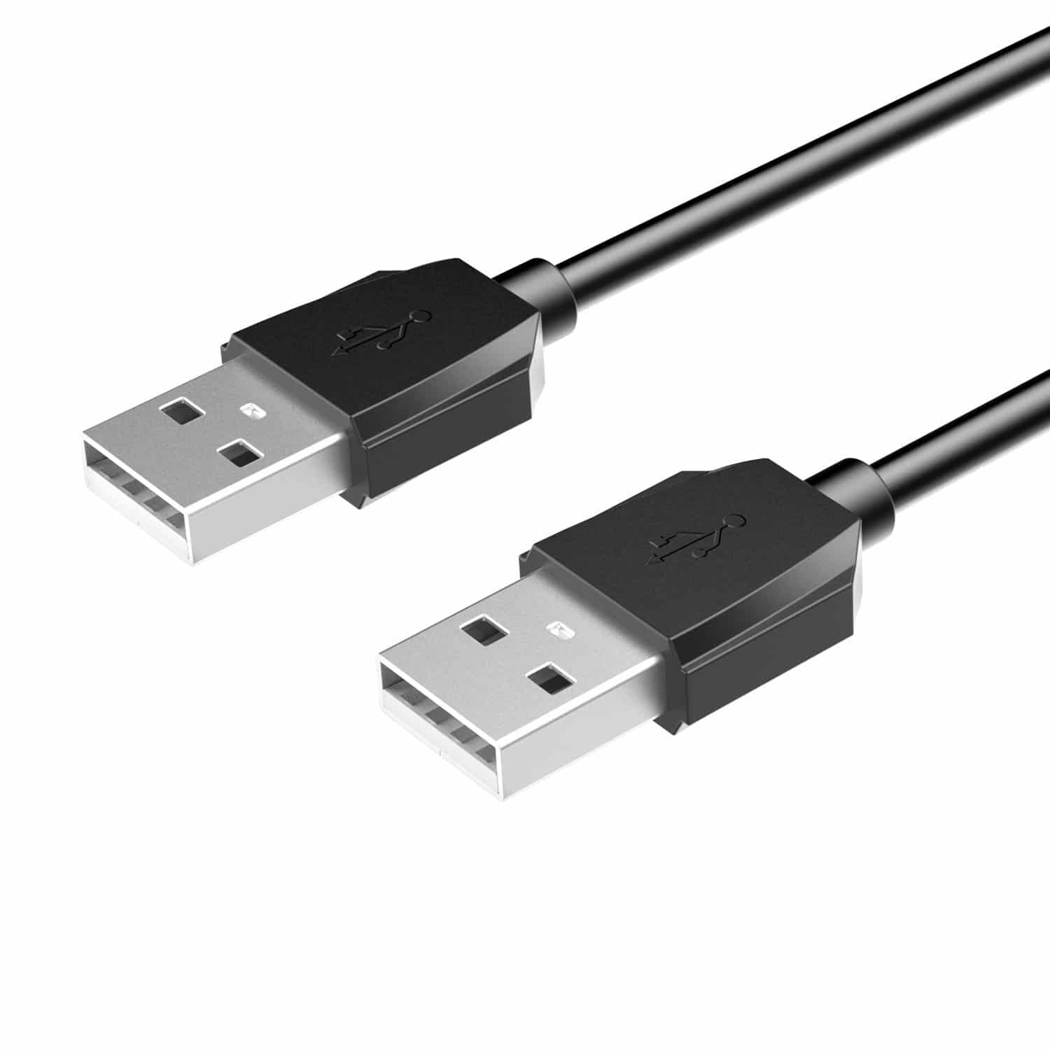 HAVIT 2-Feet USB 2.0 Type A Male to Type A Male Cable, Black