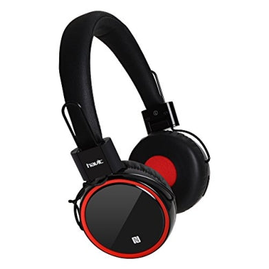 HAVIT HV-H2555BT HD Stereo Bluetooth NFC kabelgebundenes/kabelloses Headset mit Touch-Steuerung und Mikrofon (Schwarz + Rot)