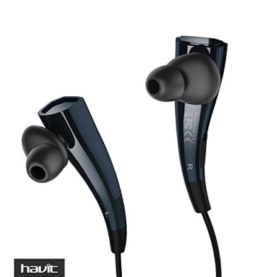 HAVIT HV-H931BT Écouteurs intra-auriculaires sans fil Bluetooth 4.1 à cercle magnétique