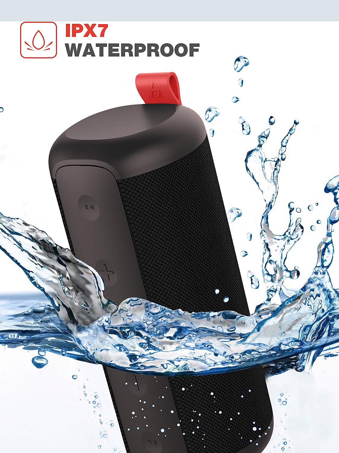 HAVIT E30 TWS Bluetooth Speaker with 30W Output, IPX7 Waterproof, NFC & EQ Mode