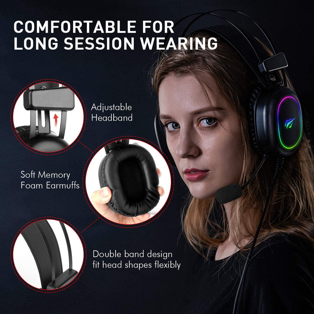 HAVIT H2016D RGB Gaming Headphones Sale