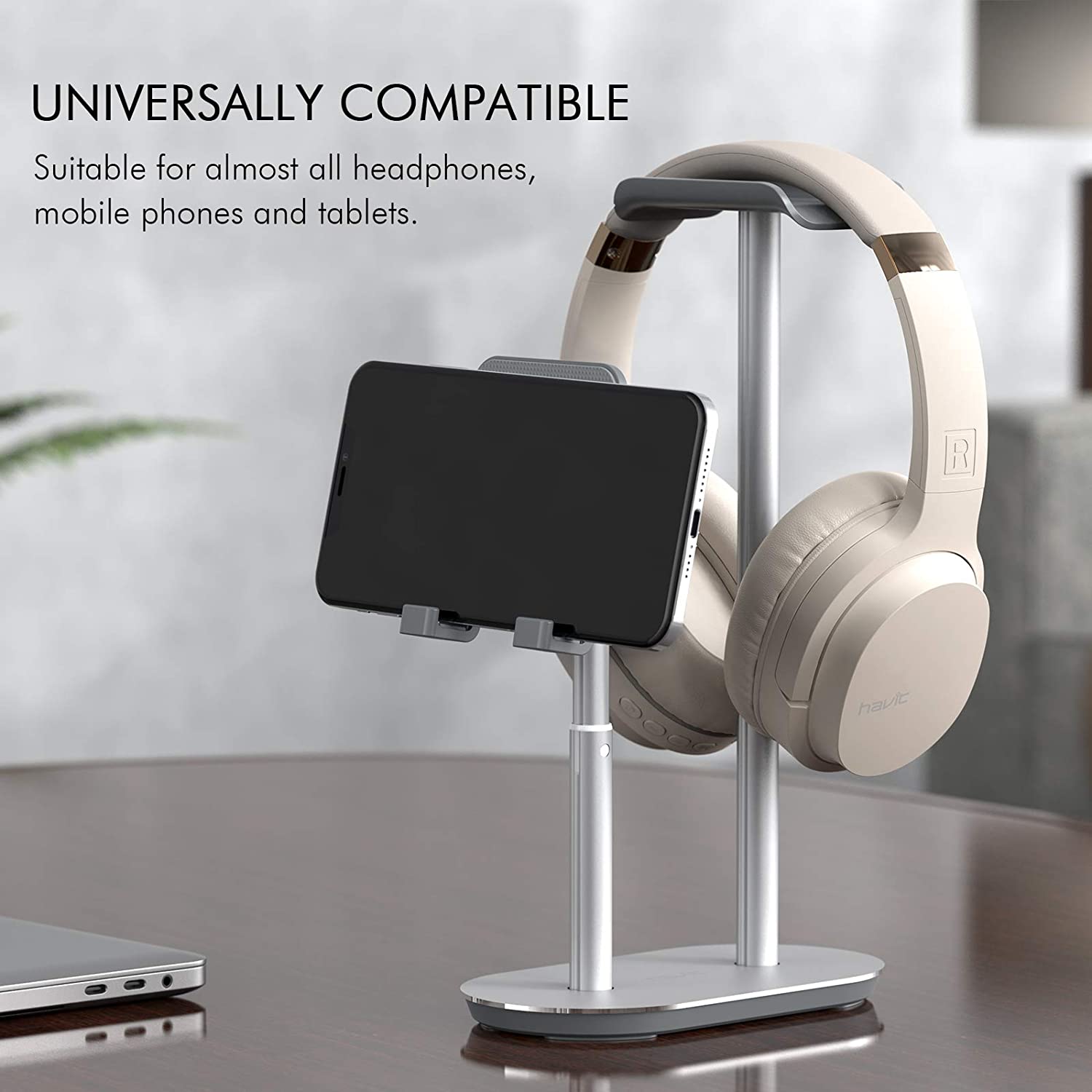 HAVIT TH660 Headset and Phone Stand for Phones Tablets PC Gamer Desktop