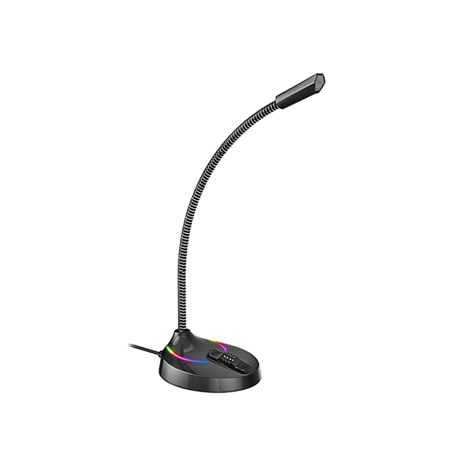 HAVIT GK55 USB Gaming Microphone with Mute Button & LED Light for Computer, PC, Laptop, Mac