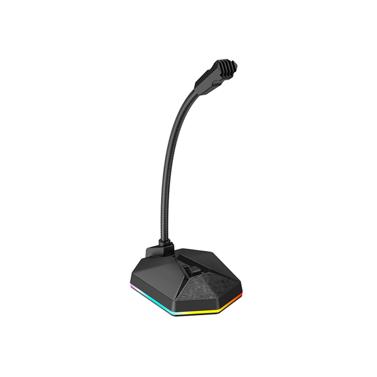HAVIT GK57 USB Computer Microphone with RGB Gaming Light & Adjustable Neck