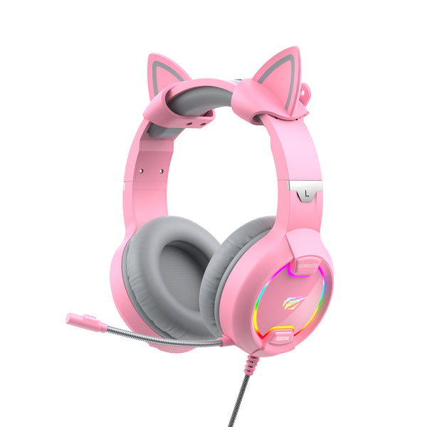 Rgb Gamer Cat Headphones G5BT CAT Gaming Headset Low Latency