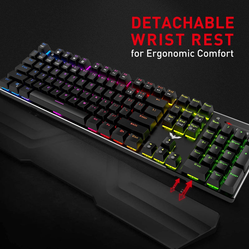 HAVIT HVKB380L Mechanical Keyboard Mouse & RGB Headset Kit (Upgraded
