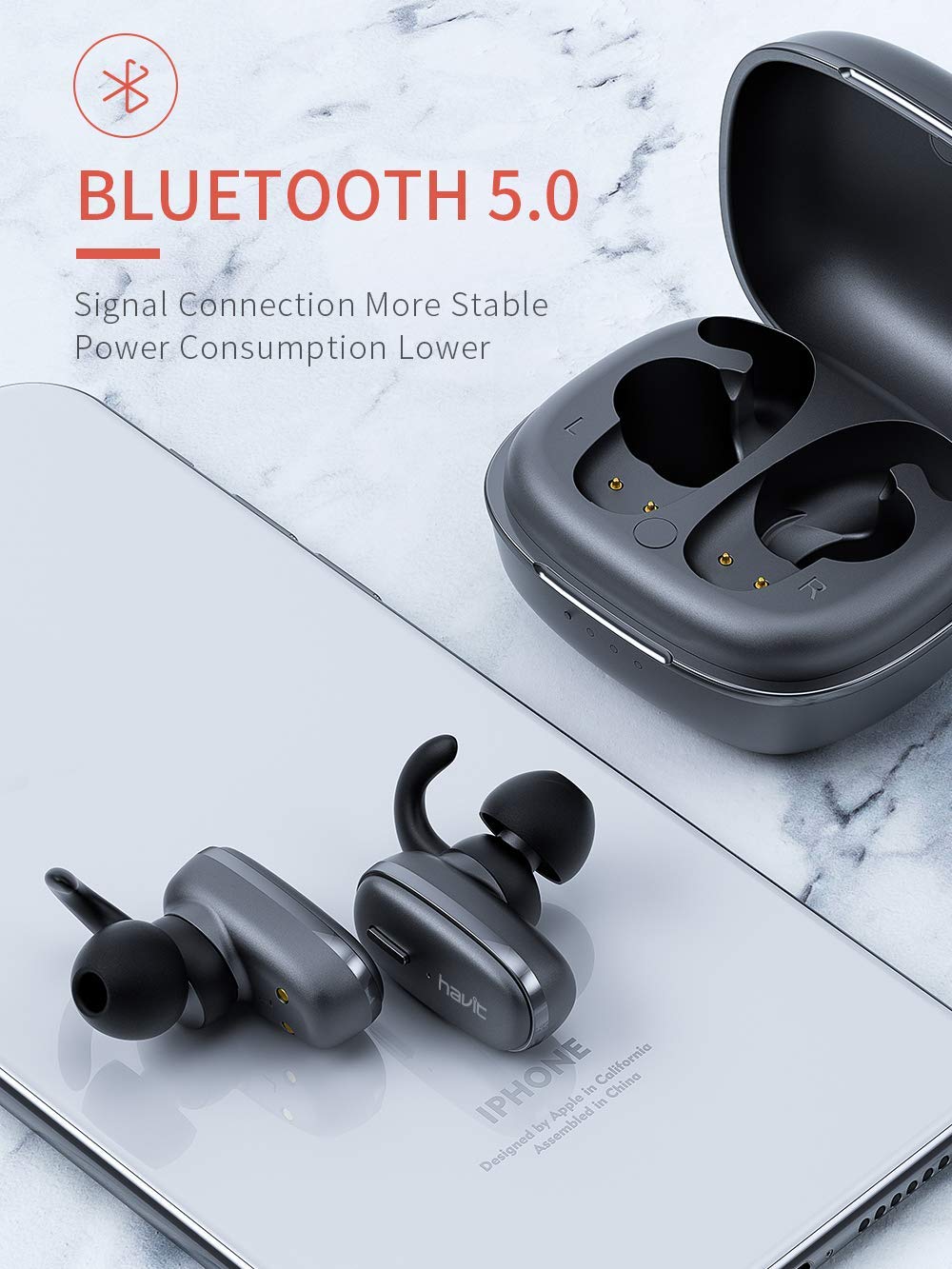 HAVIT I91 Truly WIreless Earbuds with Bluetooth 5.0