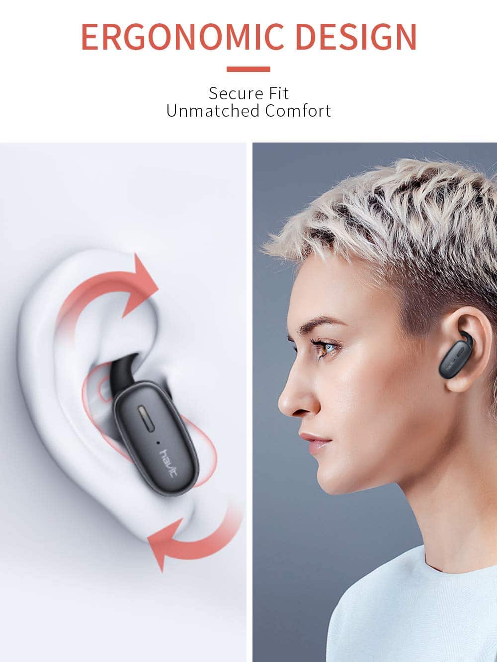 HAVIT I91 Truly WIreless Earbuds with Bluetooth 5.0