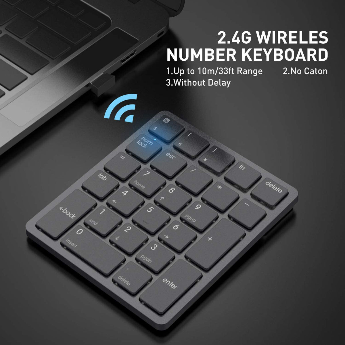 Wireless Number Keypad - HAVIT KB260GCM - 26-Key | HAVIT Online