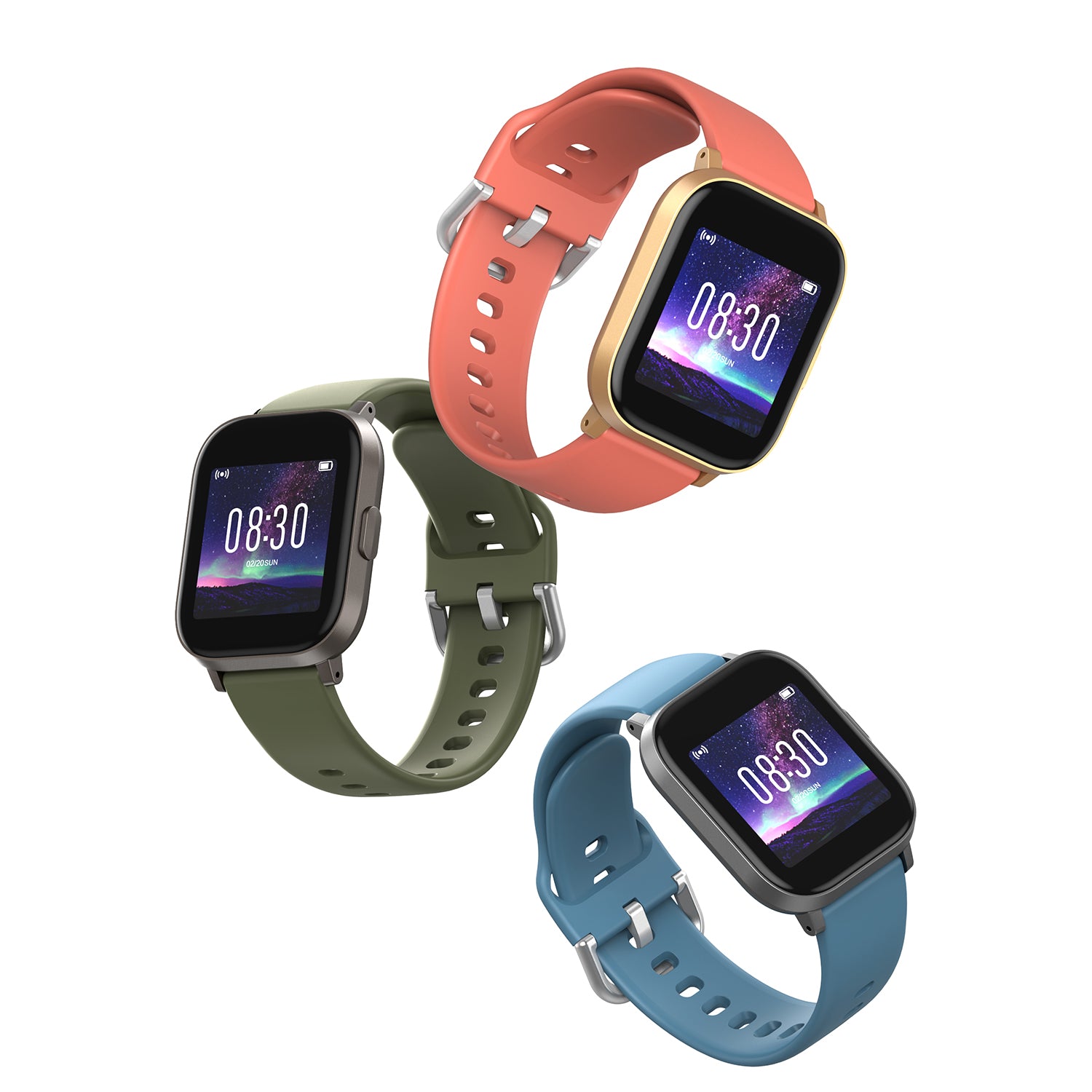 HAVIT M93 1,4" Voll-Touchscreen-Smartwatch mit dynamischem UI-Zifferblatt, Blutsauerstoffmonitor 