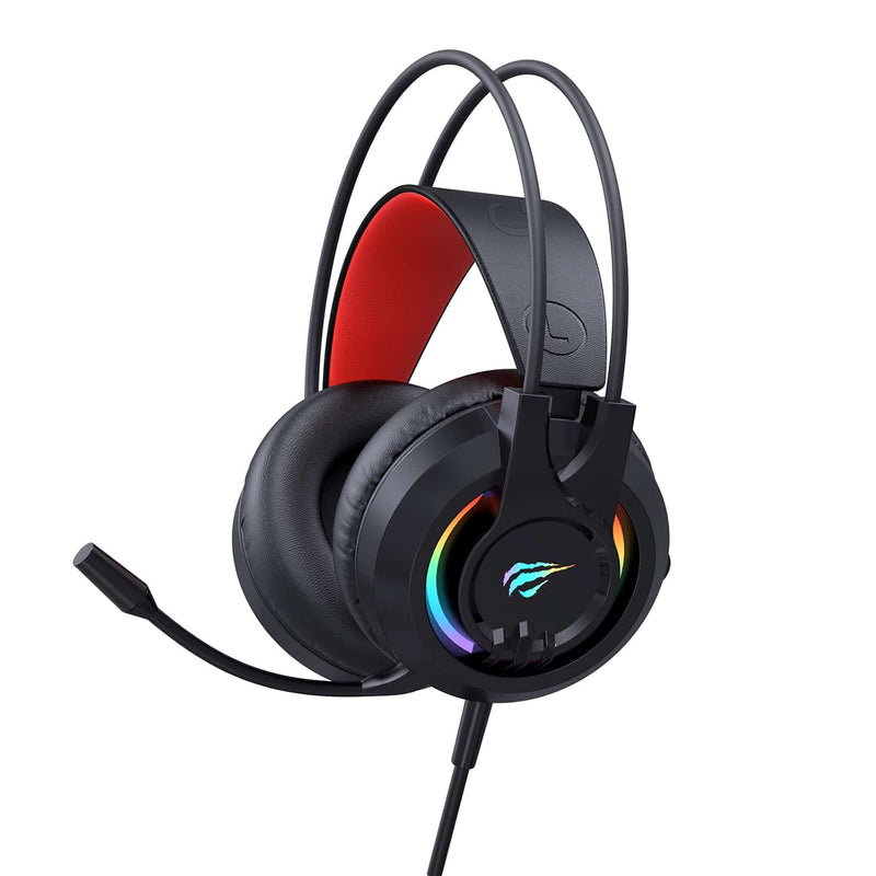 HAVIT H2020D RGB Gaming Headset with Stereo Surround Sound & Volume Co