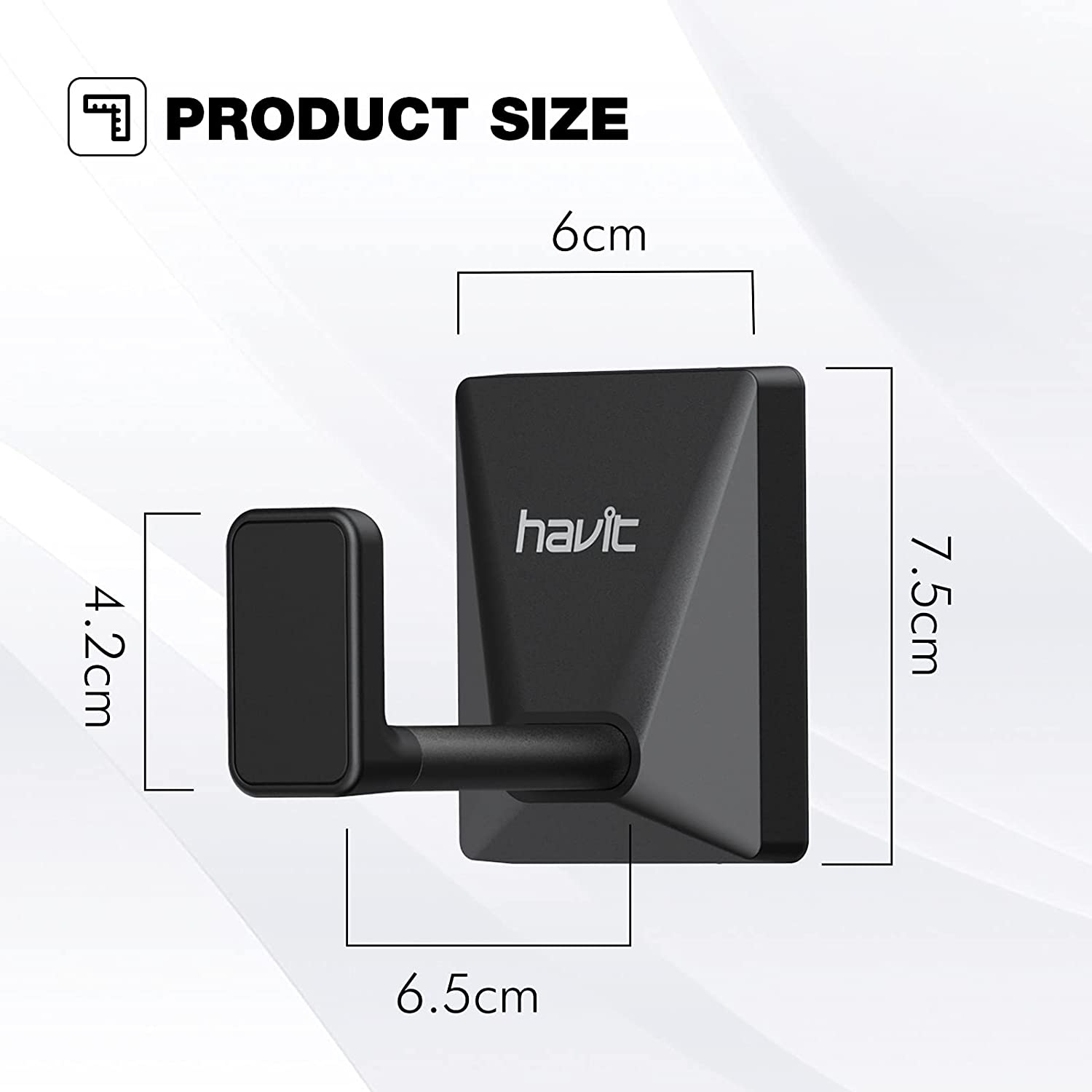 HAVIT TH620 Headphone Hanger Wall Mount, Universal Stand for PC Gaming Headphones