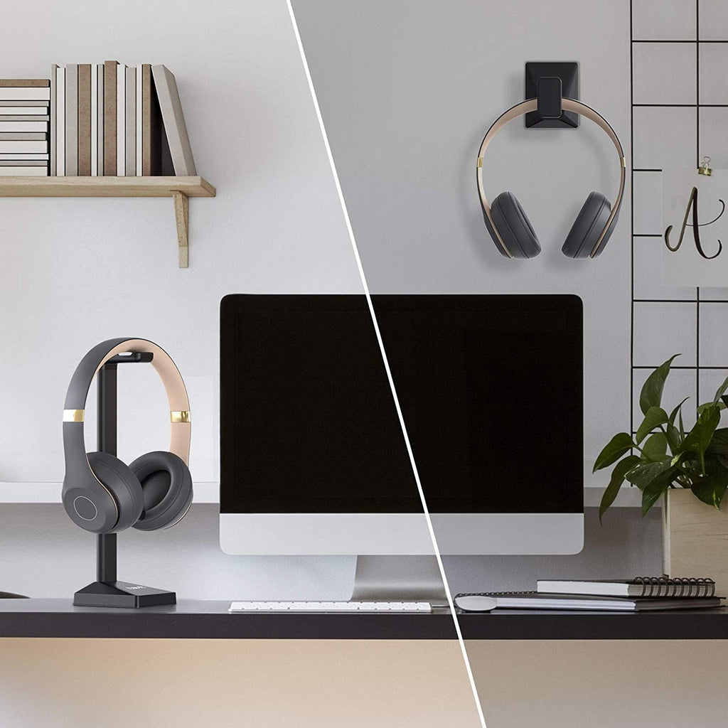 HAVIT TH670 Wall Mounted Headphone Stand with Replaceable Headset Hang