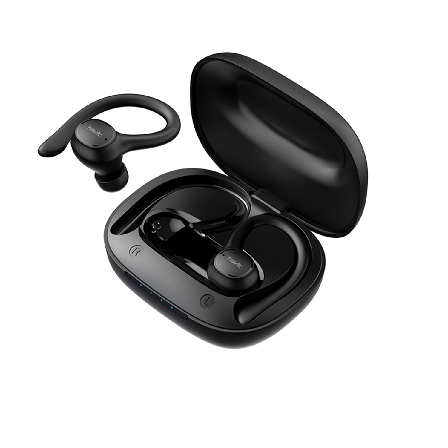 HAVIT TW930 True Wireless Earphones with Ear Hooks for Sports Running Workout Fitness