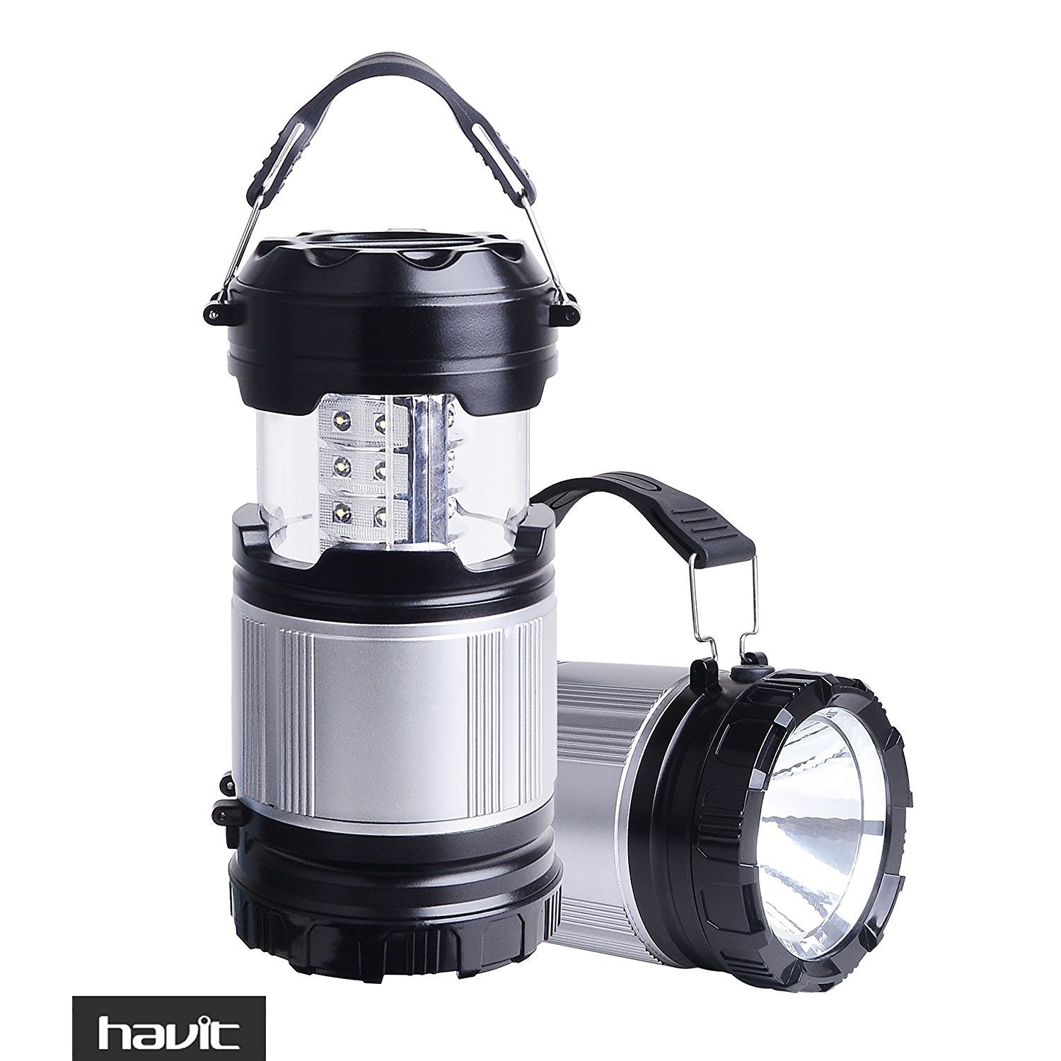 HAVIT HV-CL102 Camping Lantern & Flashlight, 30 LED, 100LM