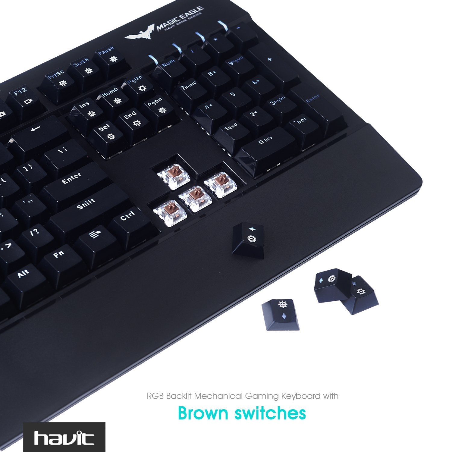 HAVIT HVKB389L RGB Backlit Mechanical Gaming Keyboard