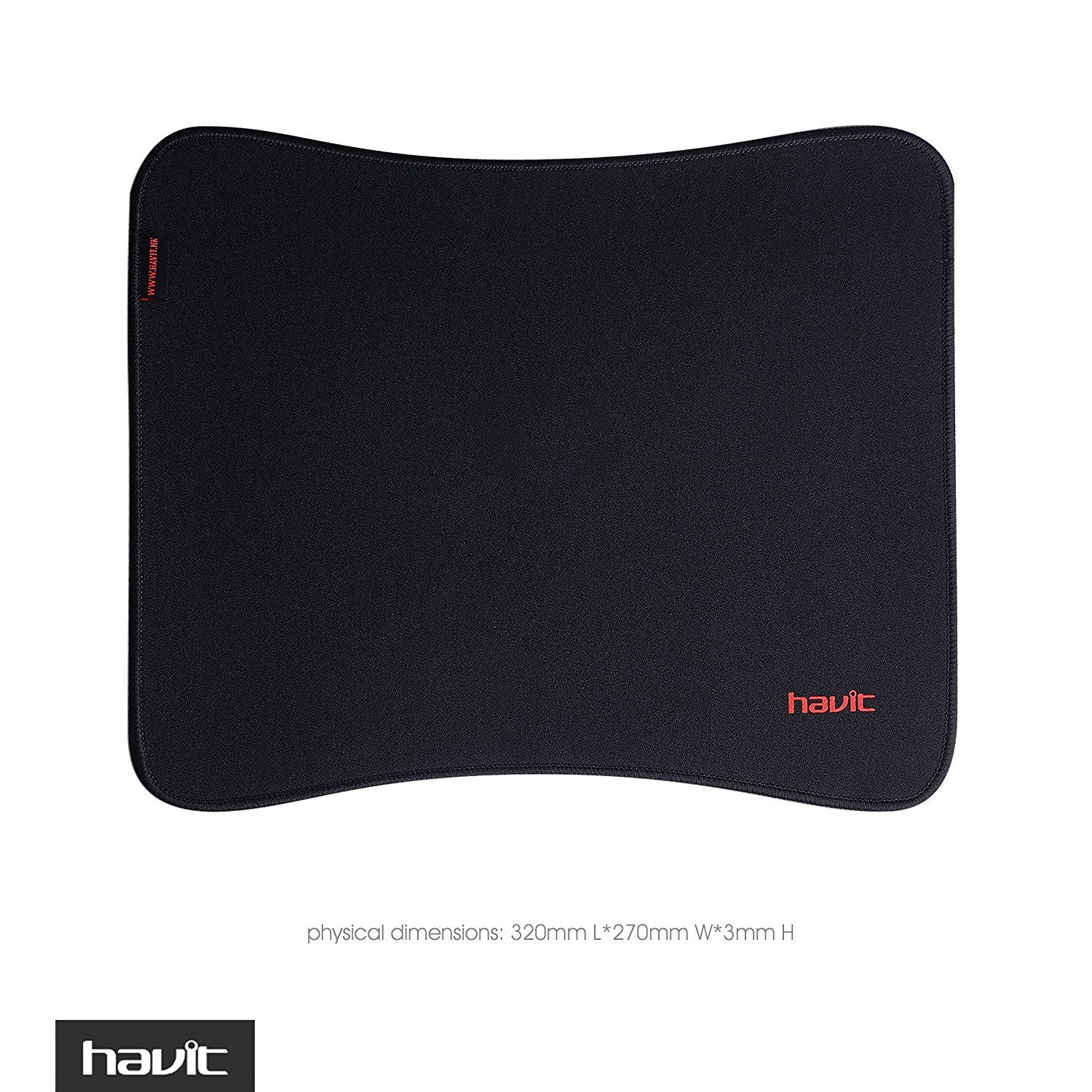 HAVIT HV-MP850 Gaming Mouse Pad, Water-Resistant with Non-slip Rubber Base