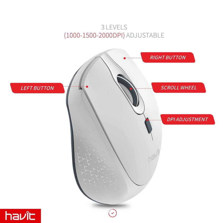 HVMS56GT Long Range Wireless Mouse Optical HAVIT Online