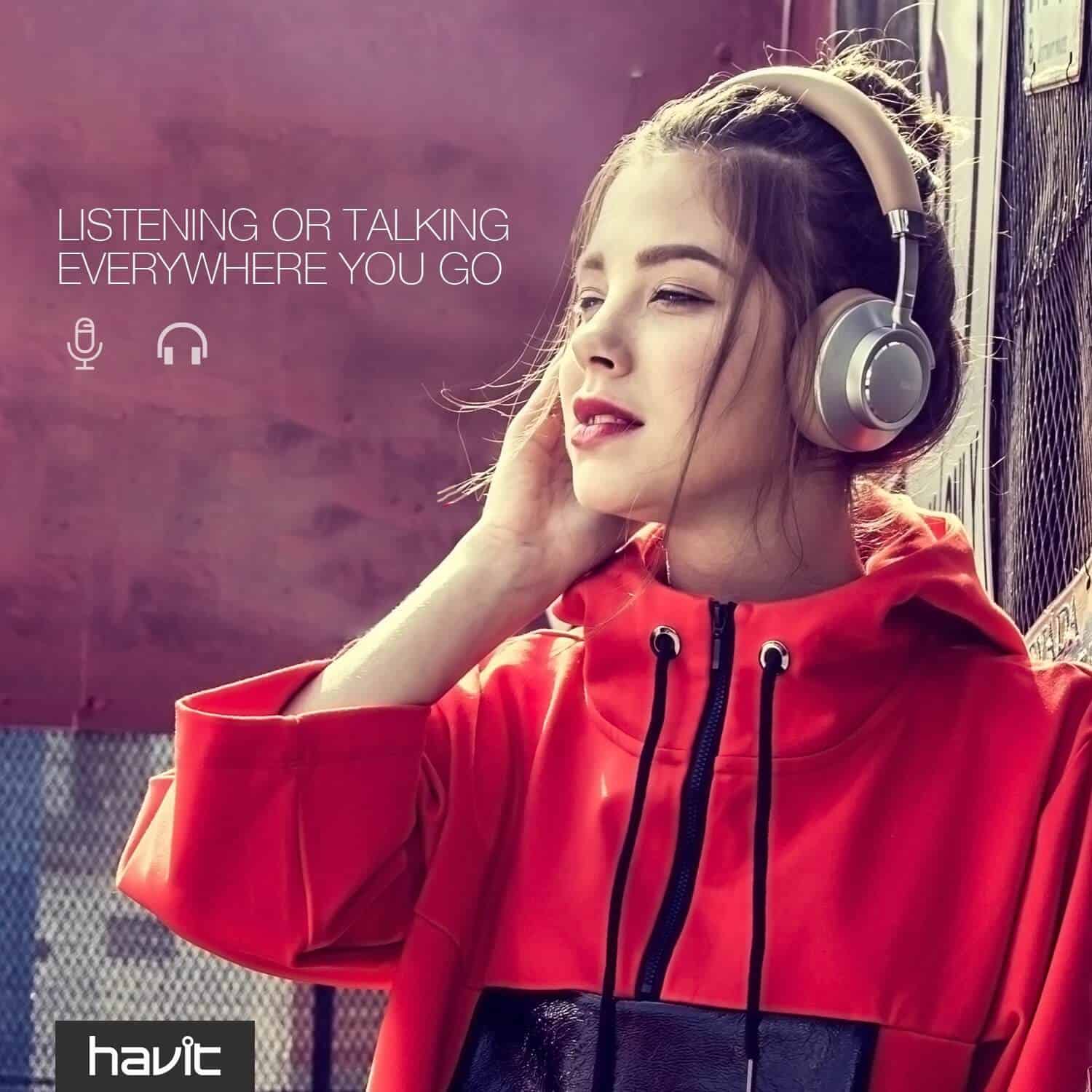HAVIT I18 Wired / Wireless Headphones with Bluetooth 4.1