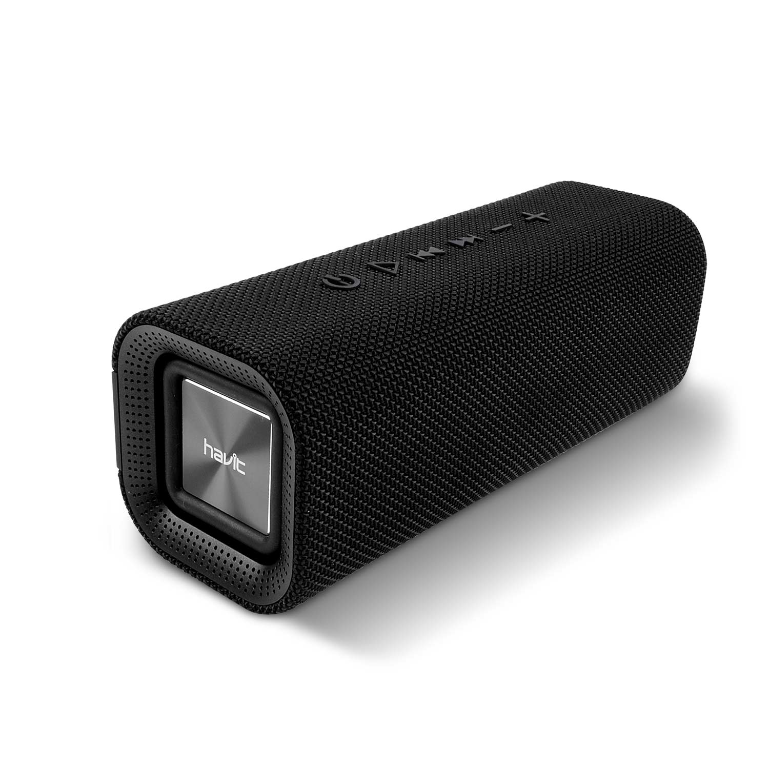 Haut-parleurs Bluetooth décoratifs M16 avec surface en maille de tissu tissé et sortie 10 W