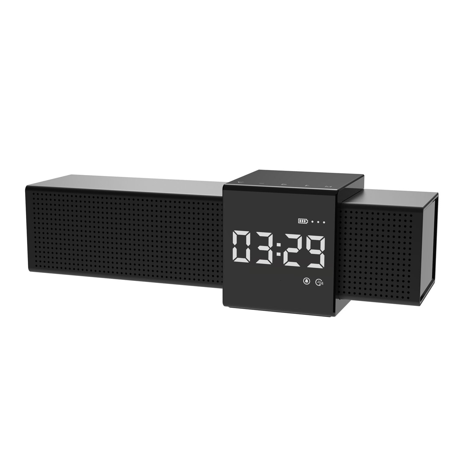 M28 Bluetooth Speaker Alarm Clock with FM Radio & Built-in Mic