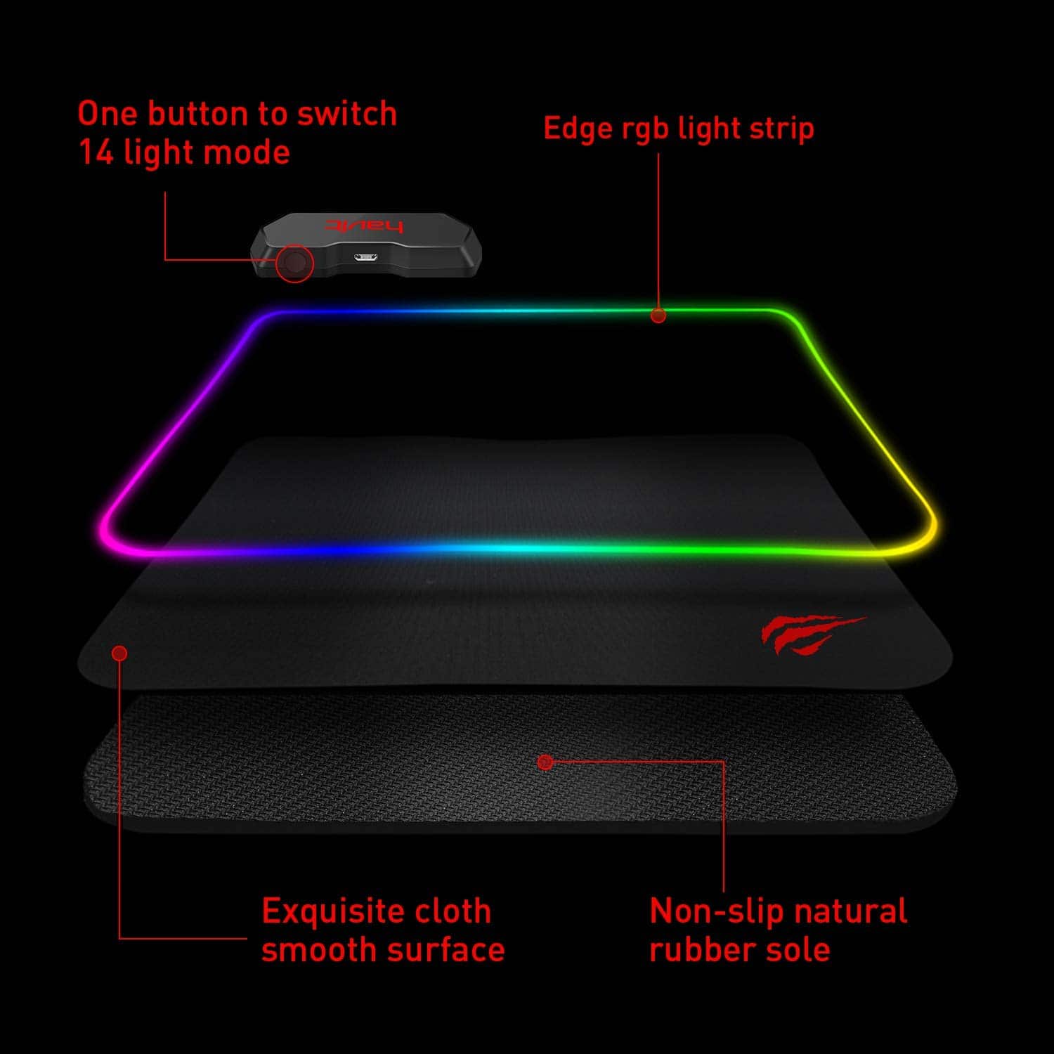 HAVIT MP902 RGB Mouse Pad